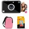 Kodak Printomatic+ Instant Print Digital Camera Starter Bundle + Carrying Case + Zink 20pk Sticky-Back Photo Paper - 10MP, Full-Color Photos, RGB LED Status Indicator